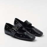 Mim shoes Zapato plano DOVI NEGRO TACHAS