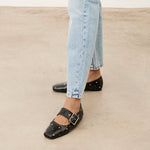 Mim shoes Zapato plano DOVI NEGRO TACHAS