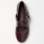 Mim shoes Zapato plano FLO BURDEOS