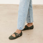 Mim shoes Zapato plano FLO KAKI