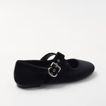 Mim shoes Zapato plano FLO NEGRO VELVET