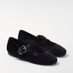 Mim shoes Zapato plano FLO NEGRO VELVET