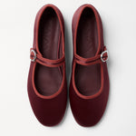 Mim shoes Zapato plano LIBE BURDEOS SATIN