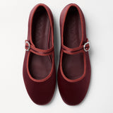 Mim shoes Zapato plano LIBE BURDEOS SATIN