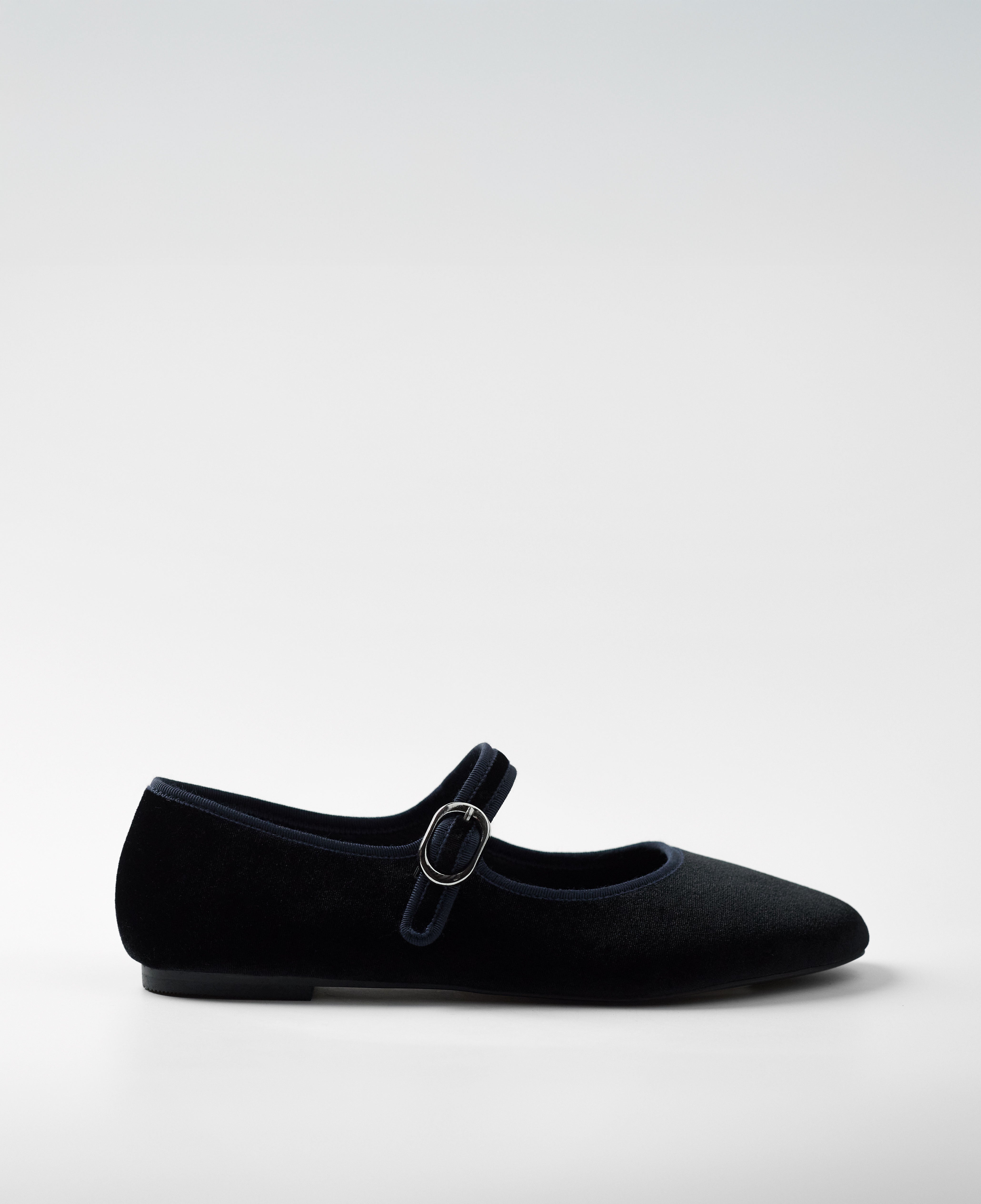Mim shoes Zapato plano LIBE NEGRO VELVET