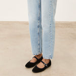 Mim shoes Zapato plano LIBE NEGRO VELVET