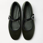 Mim shoes Zapato plano LIBE OLIVA SATIN