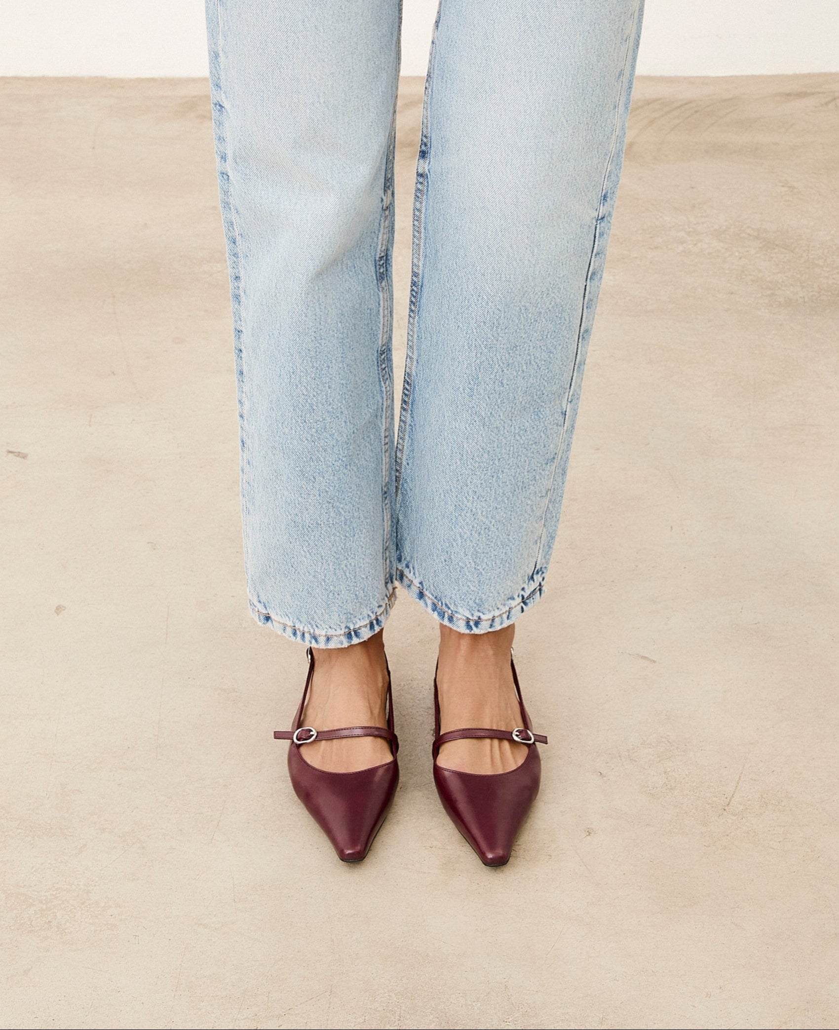 Mim shoes Zapato plano MANCY BURDEOS