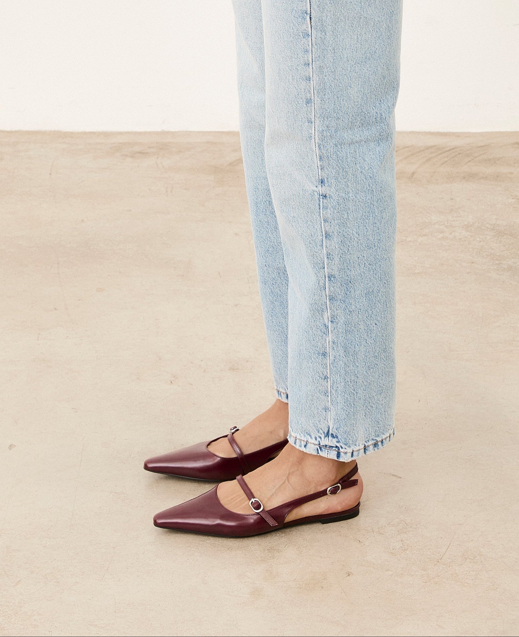 Mim shoes Zapato plano MANCY BURDEOS