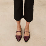 Mim shoes Zapato plano MAYFAIR BURDEOS