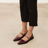 Mim shoes Zapato plano MAYFAIR BURDEOS