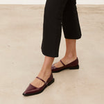 Mim shoes Zapato plano MAYFAIR BURDEOS