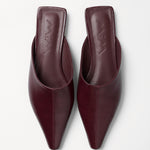 Mim shoes Zapato plano PASH BURDEOS