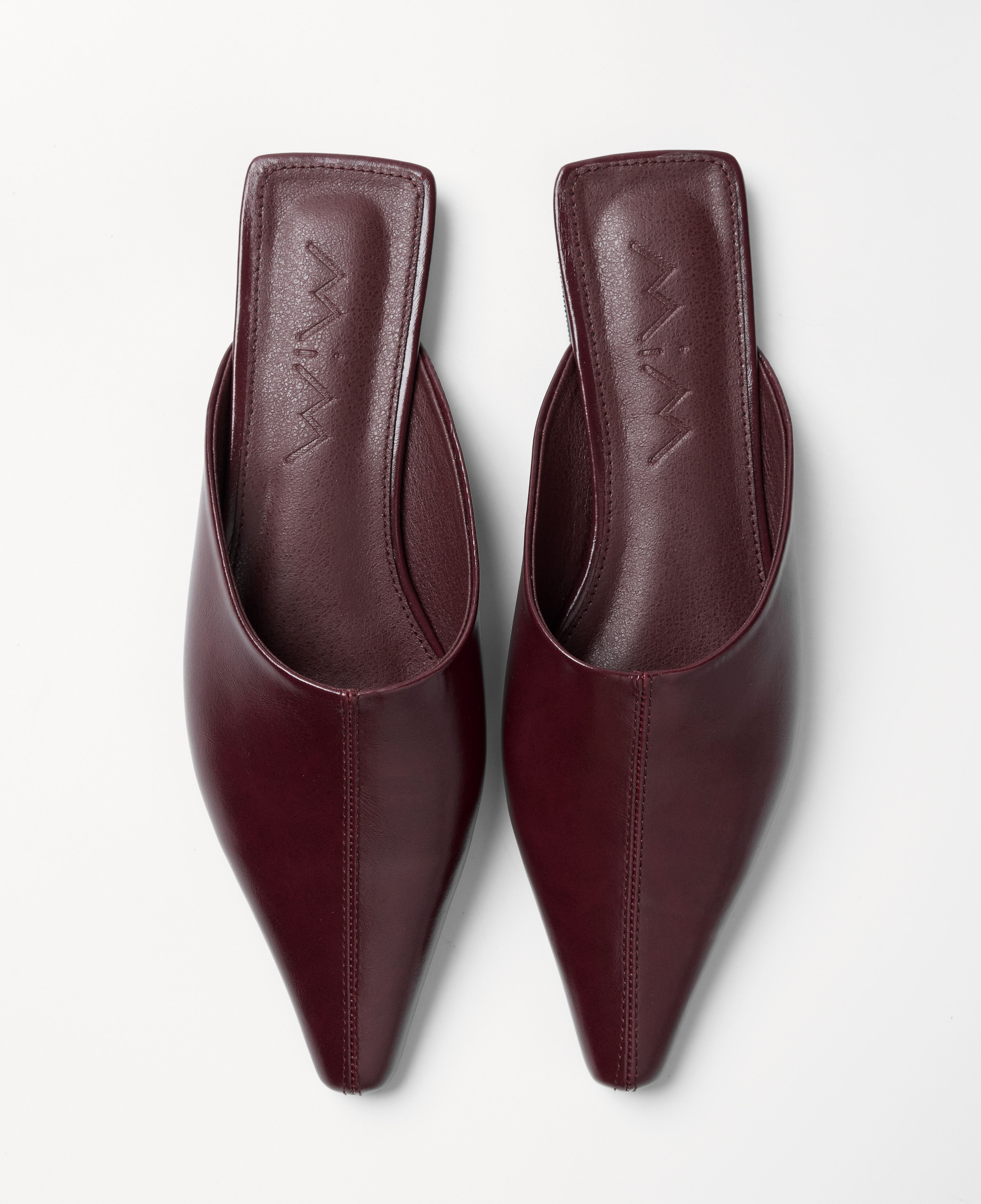 Mim shoes Zapato plano PASH BURDEOS