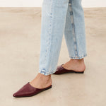 Mim shoes Zapato plano PASH BURDEOS