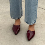 Mim shoes Zapato plano PASH BURDEOS