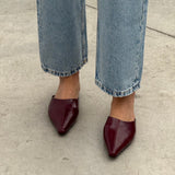 Mim shoes Zapato plano PASH BURDEOS