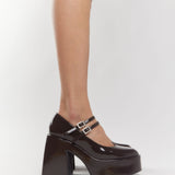 MIM Tacón cerrado AVA CHOCOLATE