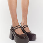 MIM Tacón cerrado AVA CHOCOLATE