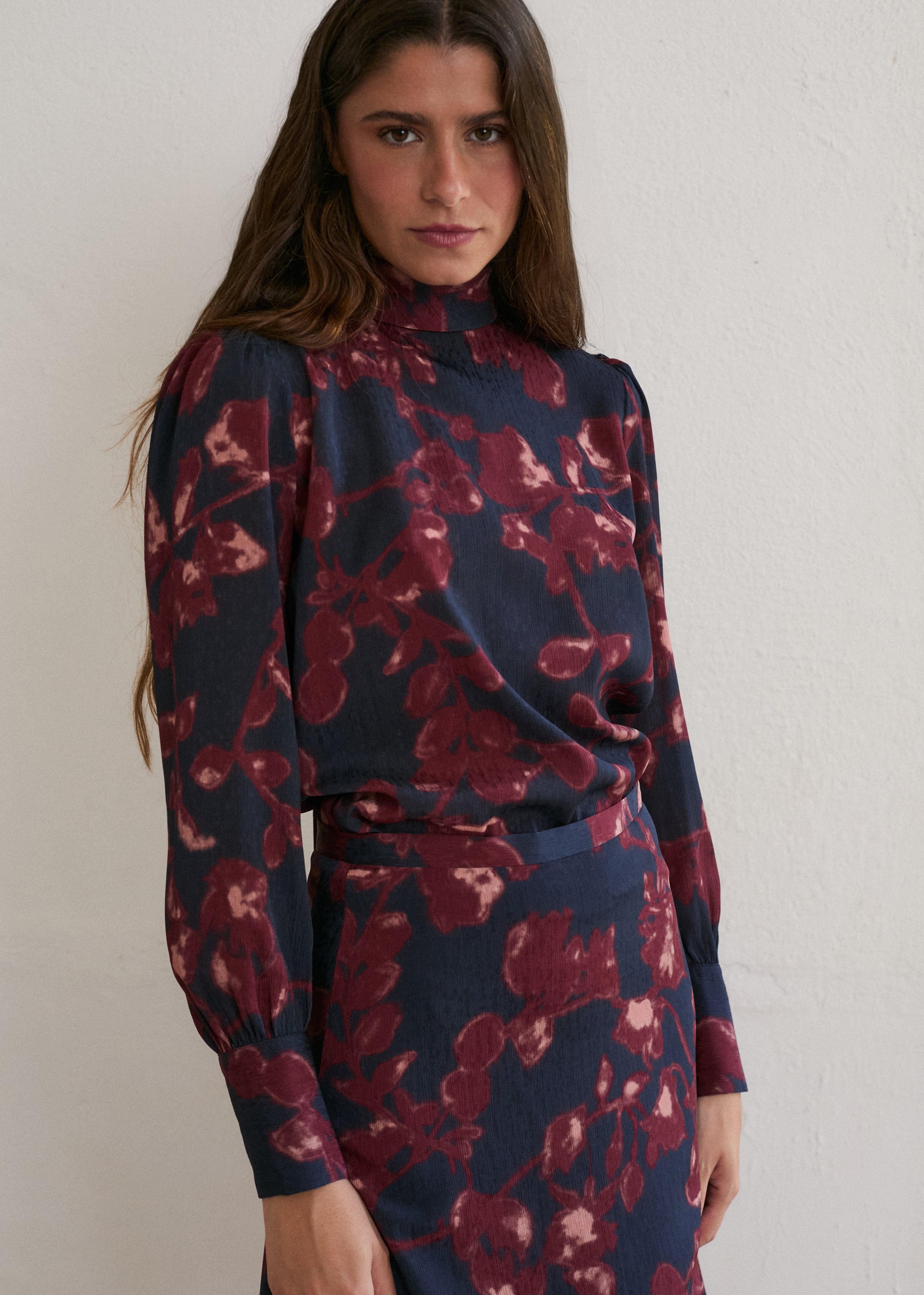 MIM Top BLUSA VIVI AZUL MARINO