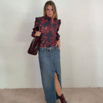 MIM Top BLUSA VIVI AZUL MARINO