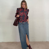 MIM Top BLUSA VIVI AZUL MARINO