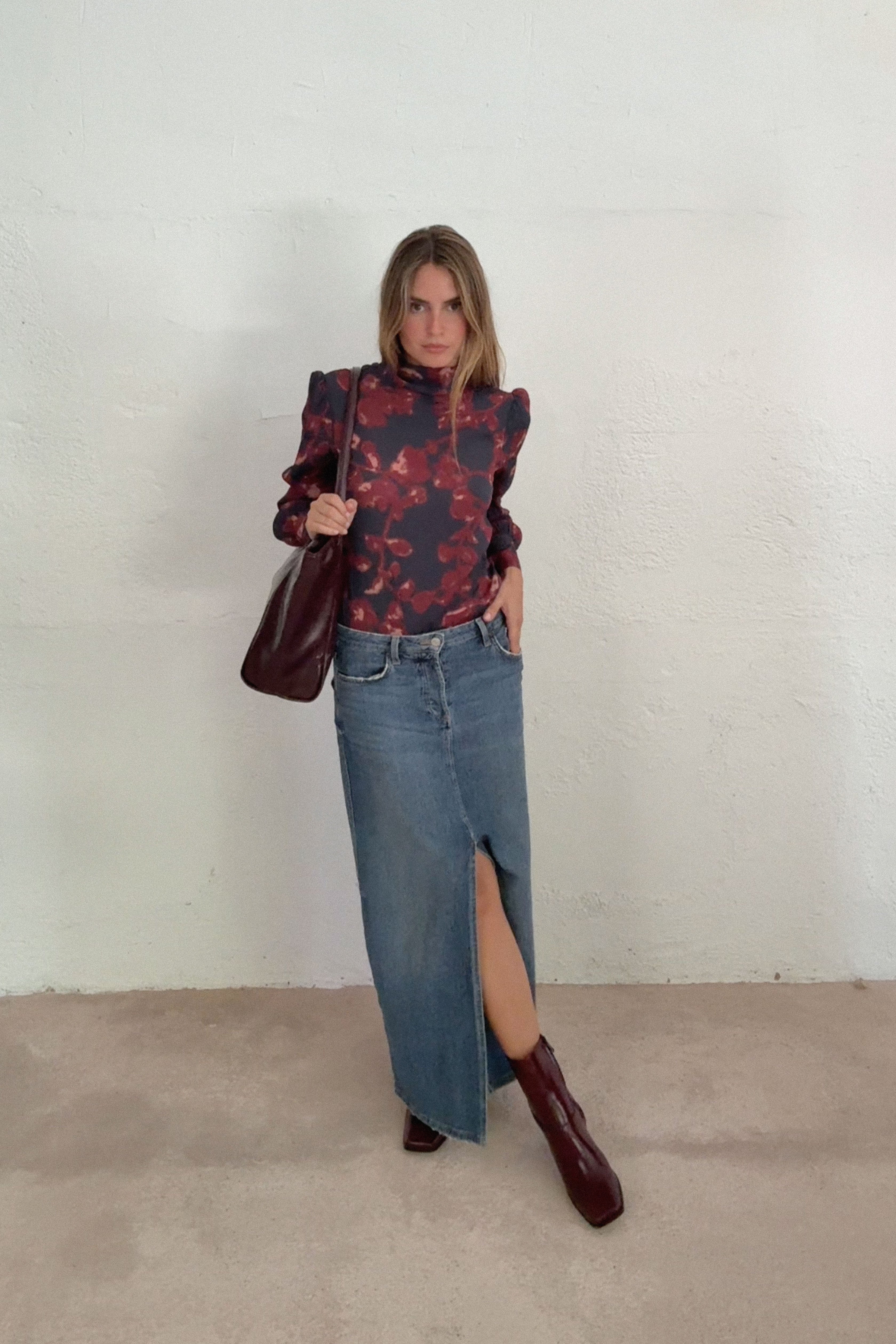 MIM Top BLUSA VIVI AZUL MARINO