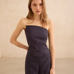 MIM Top TOP KUT AZUL MARINO