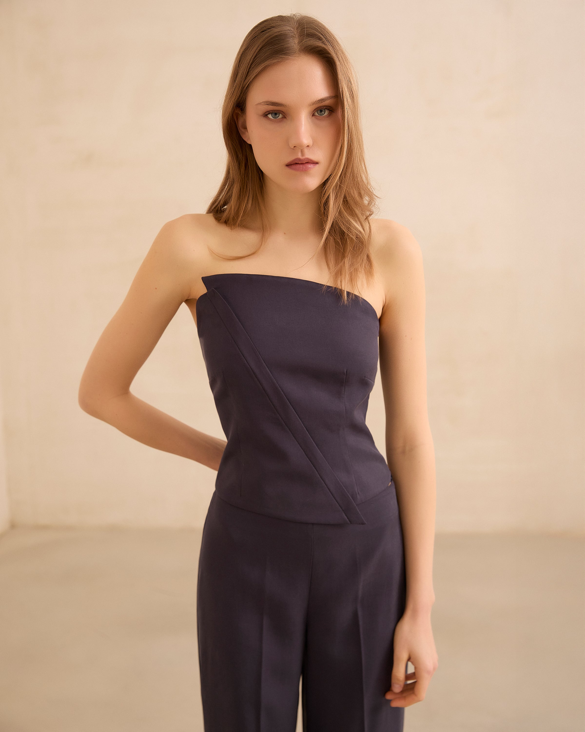 MIM Top TOP KUT AZUL MARINO