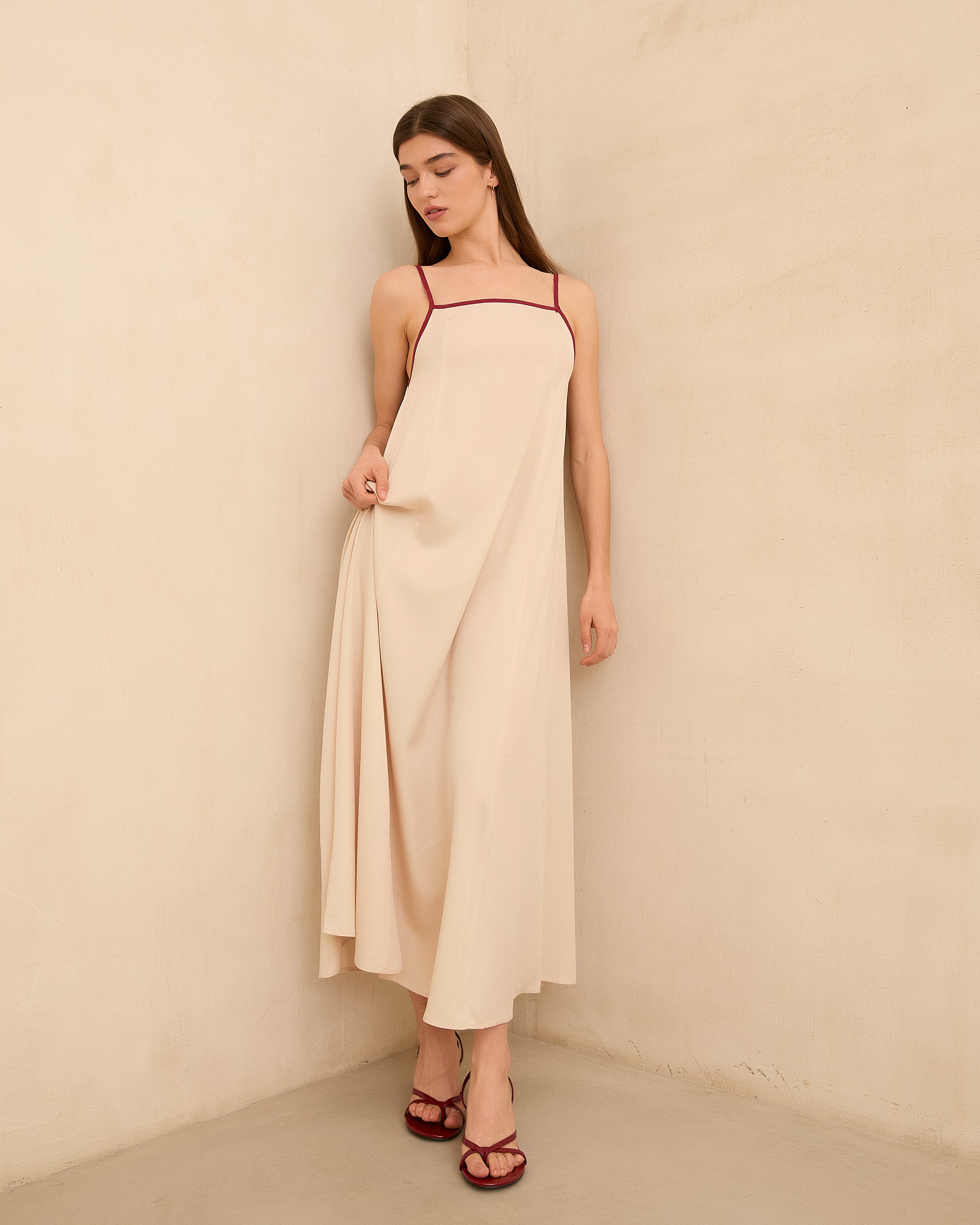 MIM Vestido VESTIDO LYNN BEIGE