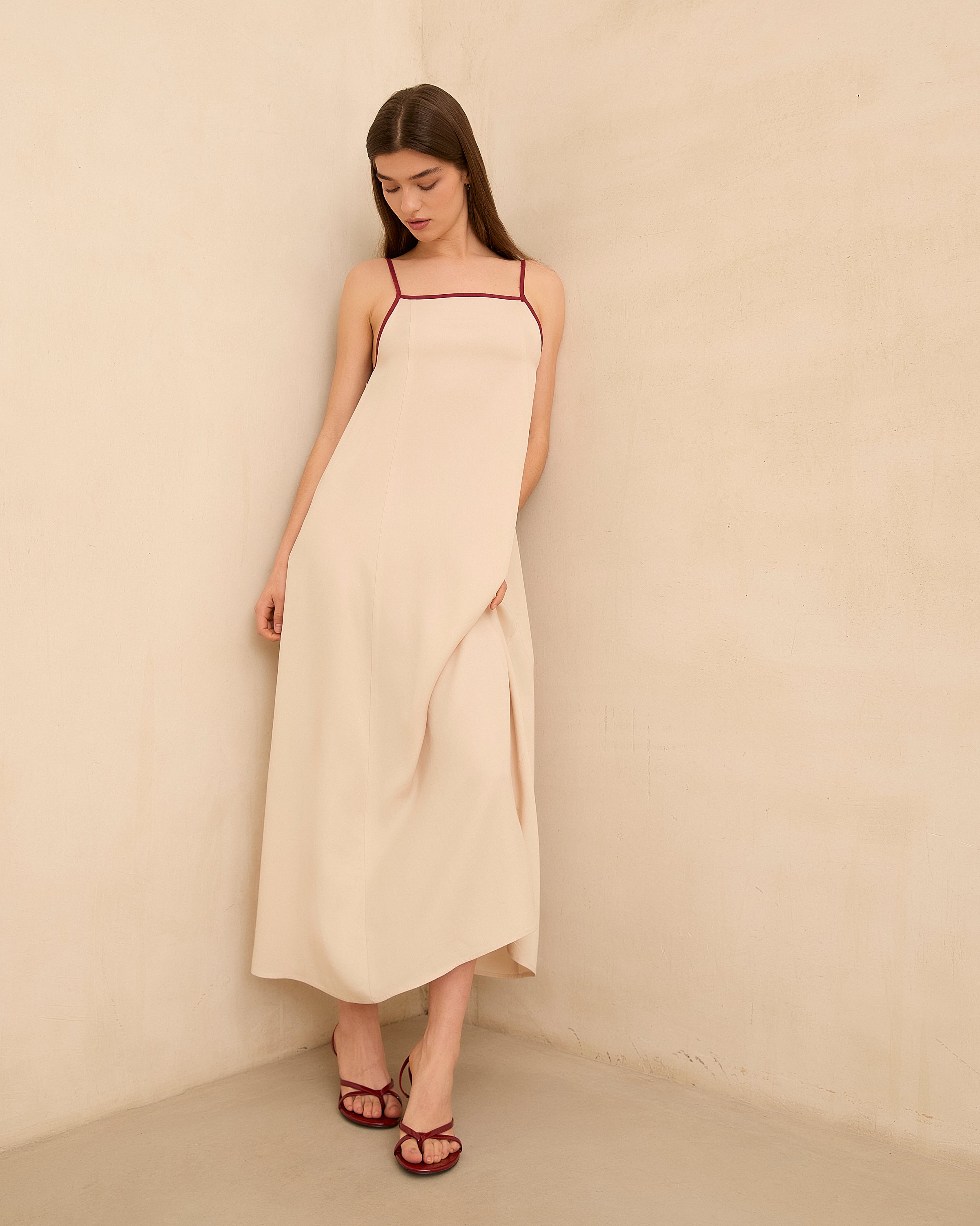 MIM Vestido VESTIDO LYNN BEIGE