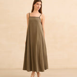 MIM Vestido VESTIDO LYNN KAKI