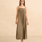 MIM Vestido VESTIDO LYNN KAKI