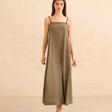 MIM Vestido VESTIDO LYNN KAKI