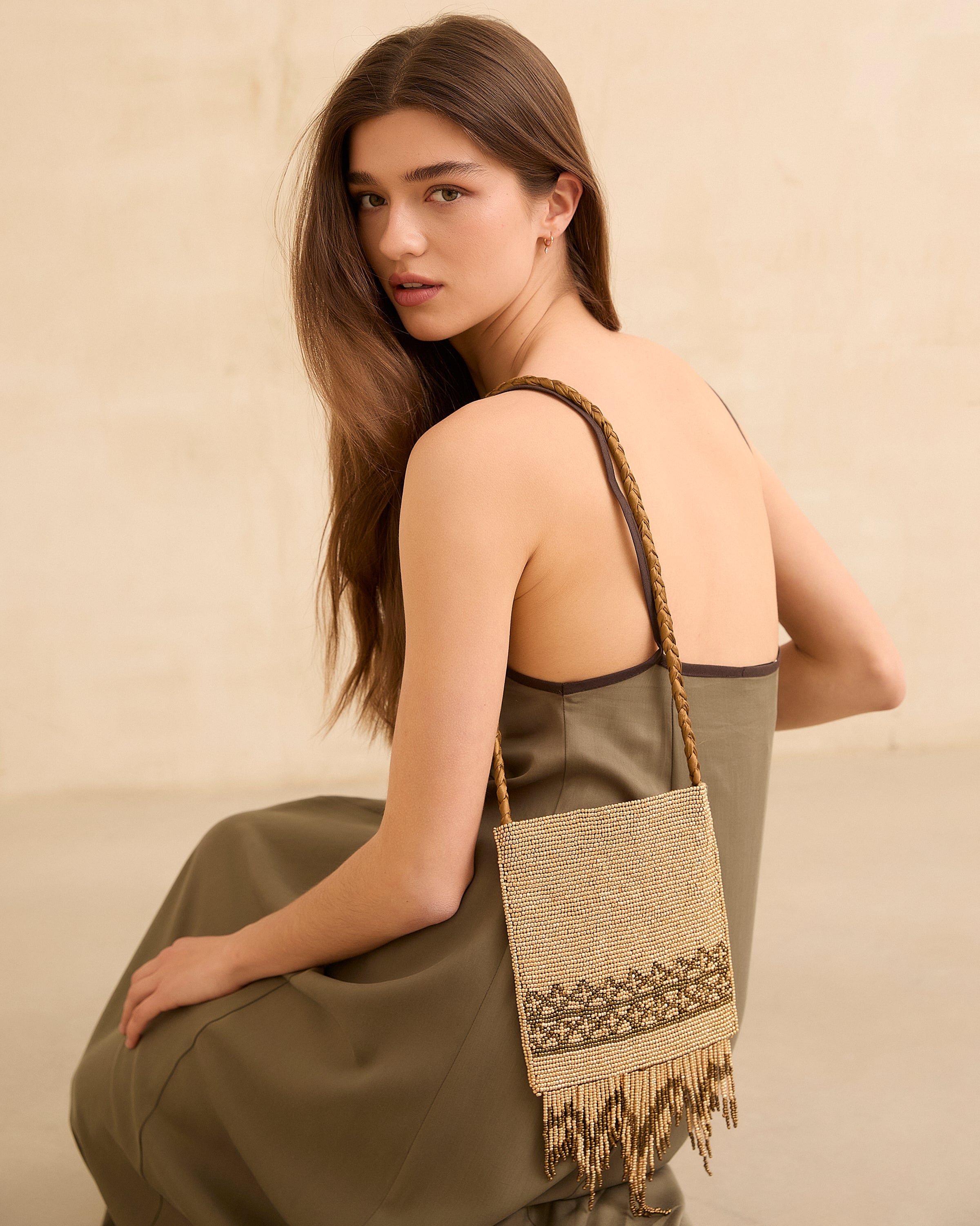 MIM Vestido VESTIDO LYNN KAKI