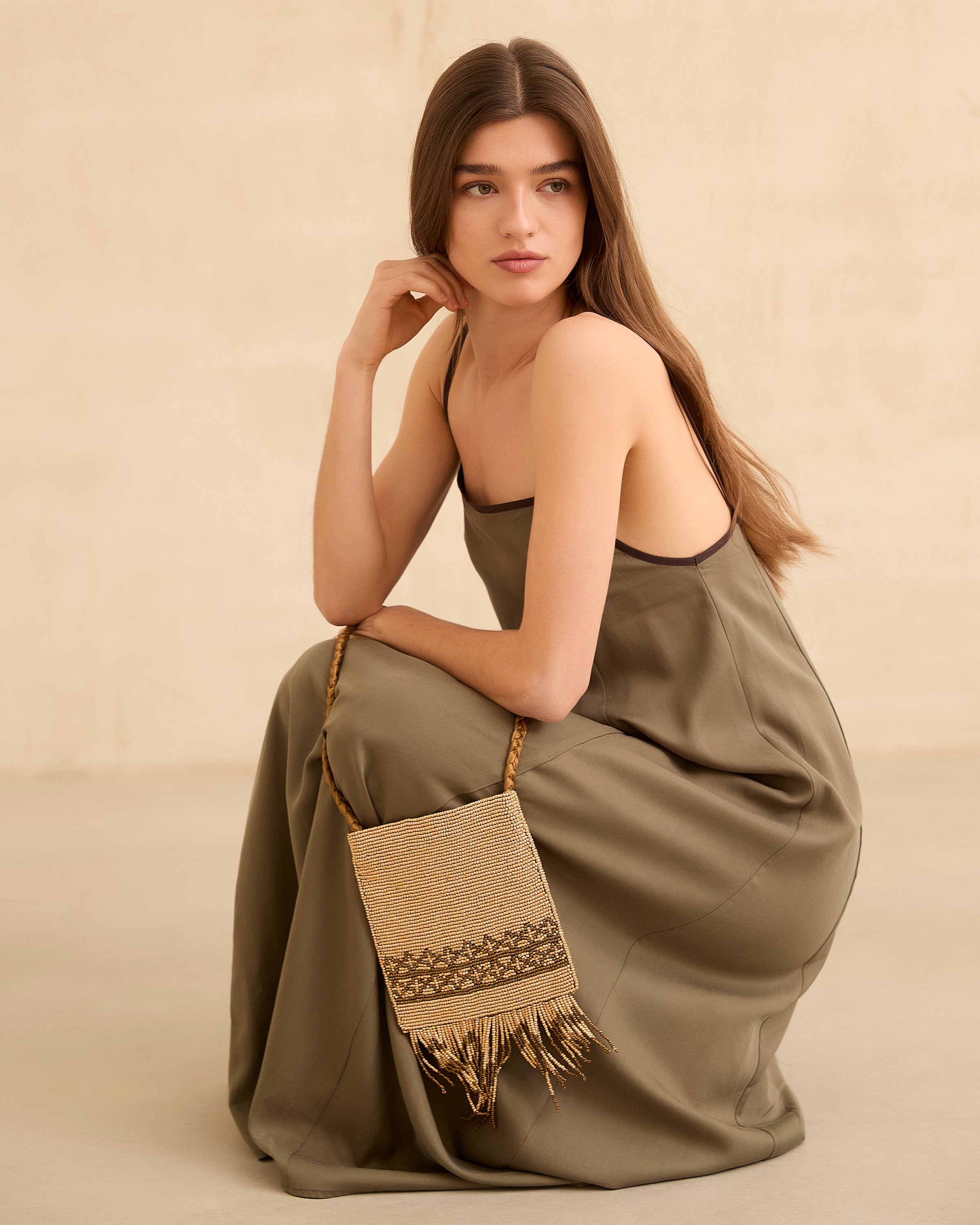 MIM Vestido VESTIDO LYNN KAKI