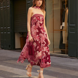 MIM Vestido VESTIDO MORELIA BURDEOS