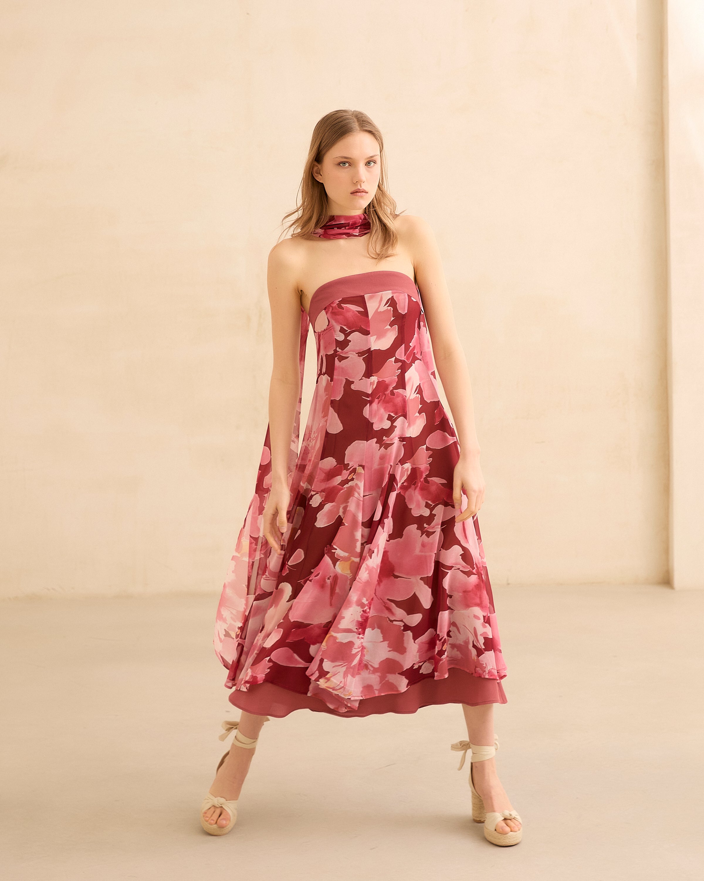 MIM Vestido VESTIDO MORELIA BURDEOS