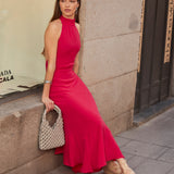 MIM Vestido VESTIDO OBI ROJO