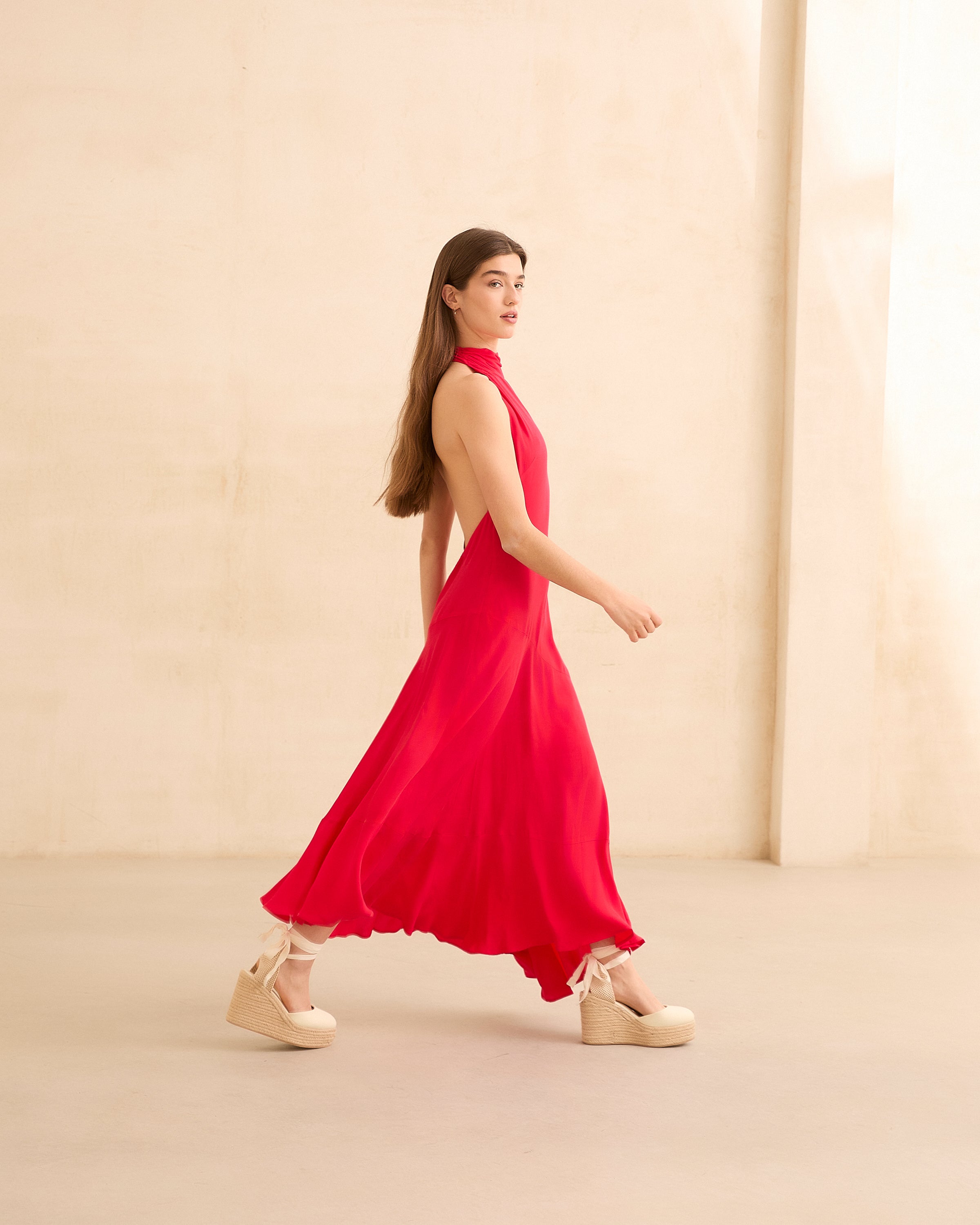 MIM Vestido VESTIDO OBI ROJO