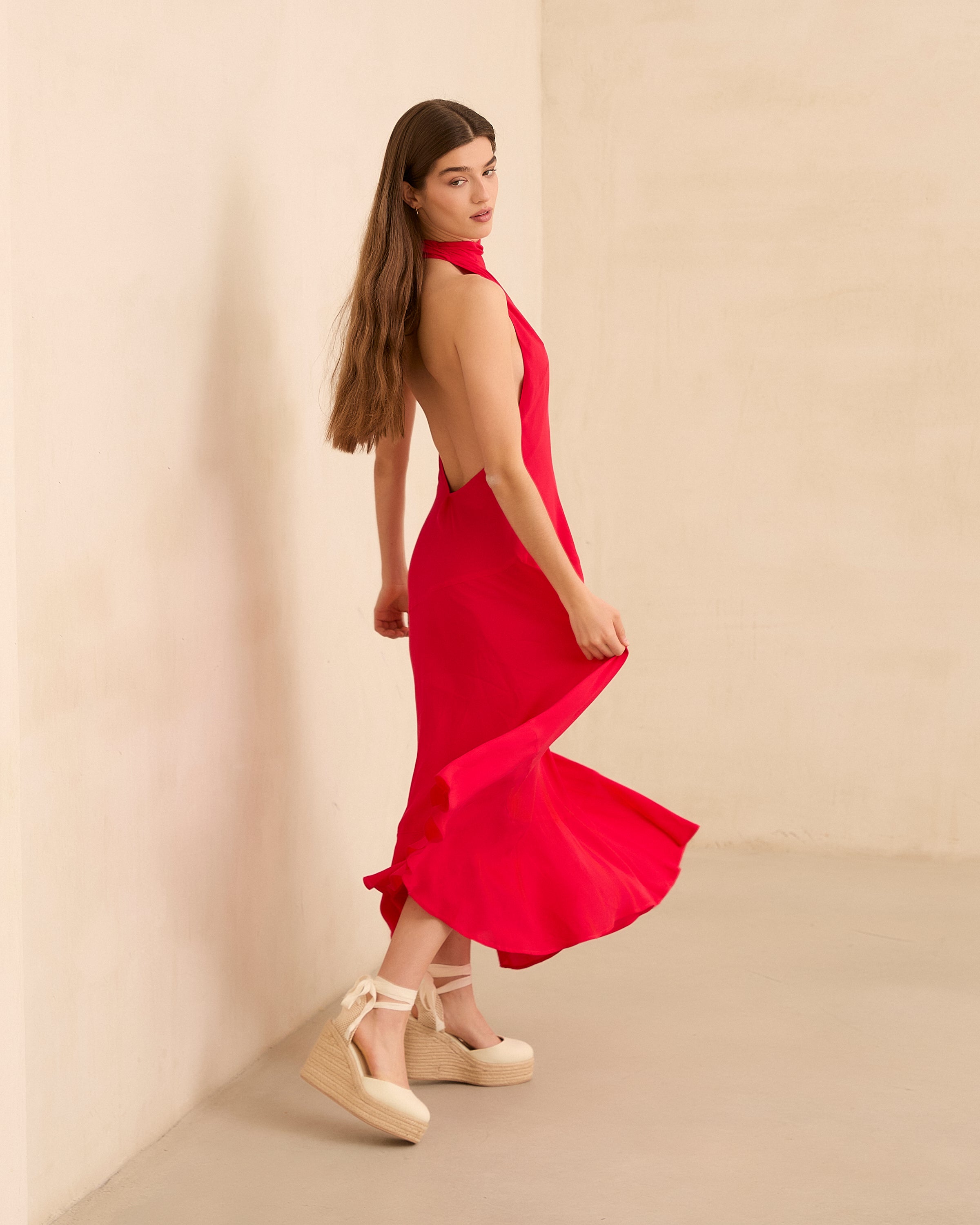 MIM Vestido VESTIDO OBI ROJO