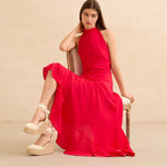 MIM Vestido VESTIDO OBI ROJO