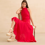 MIM Vestido VESTIDO OBI ROJO