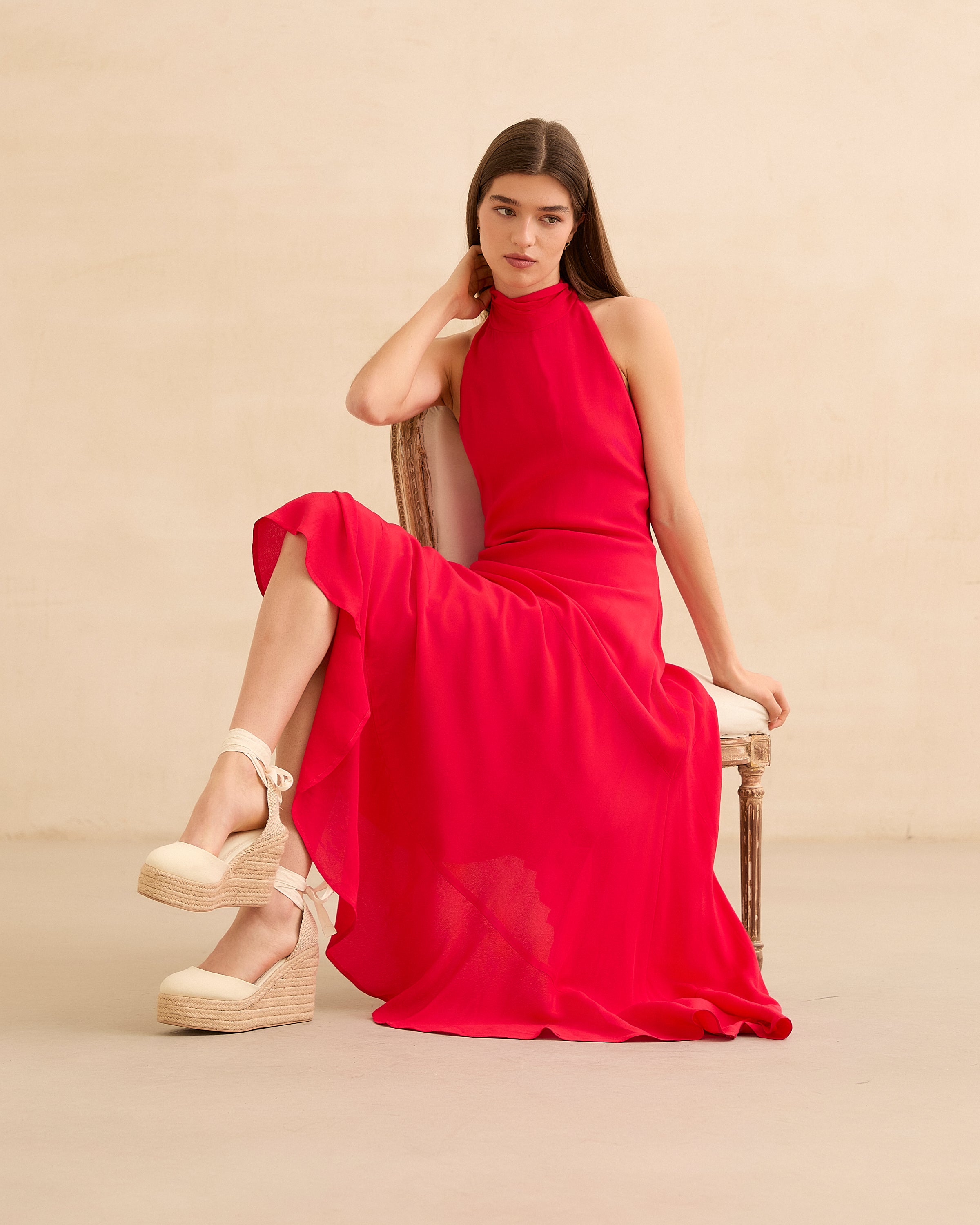 MIM Vestido VESTIDO OBI ROJO