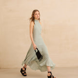 MIM Vestido VESTIDO OBI TURQUESA