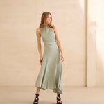 MIM Vestido VESTIDO OBI TURQUESA