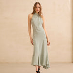 MIM Vestido VESTIDO OBI TURQUESA