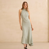 MIM Vestido VESTIDO OBI TURQUESA