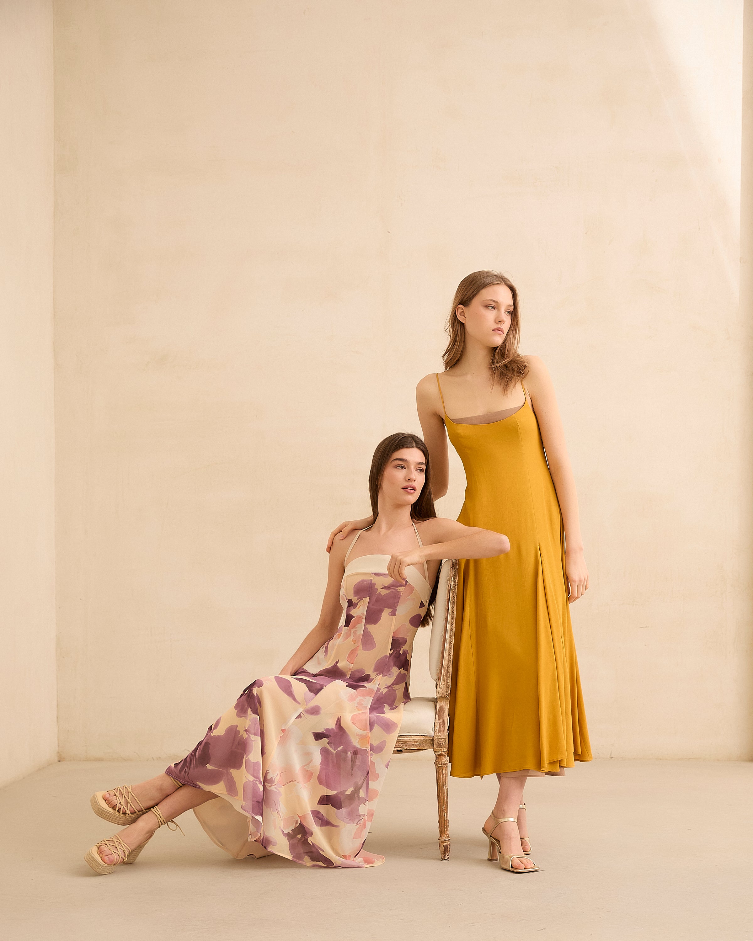 MIM Vestido VESTIDO SAPHINE MOSTAZA