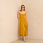 MIM Vestido VESTIDO SAPHINE MOSTAZA